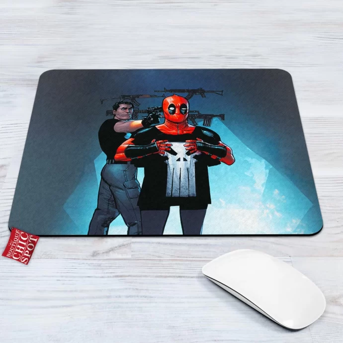 Punisher Deadpool Mouse Pad