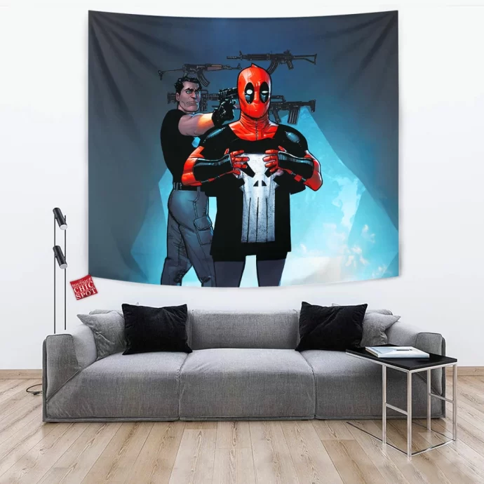 Punisher Deadpool Tapestry