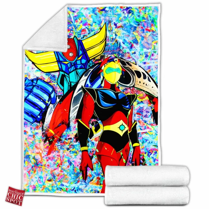 Goldorak Fleece Blanket