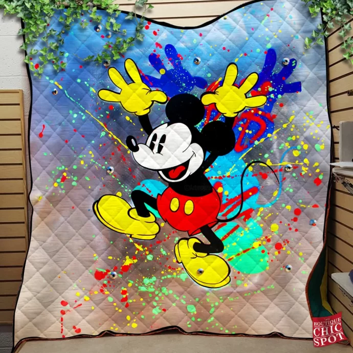 Mickey Mouse Quilt Blanket