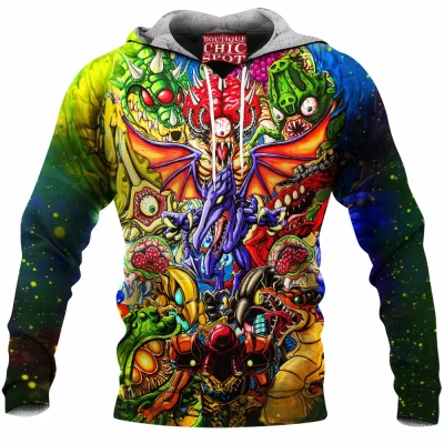 Game Fleece-Hoodie, Metroid Fleece-Hoodie, Samus Fleece-Hoodie