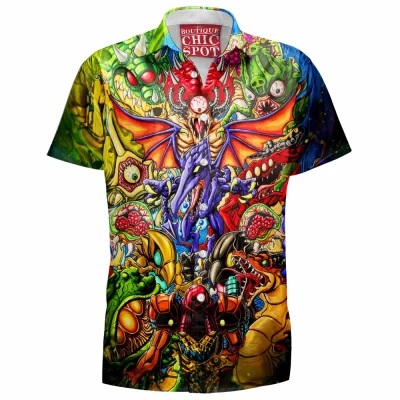Game Hawaiian-Shirt, Metroid Hawaiian-Shirt, Samus Hawaiian-Shirt