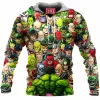 Comic Fleece-Hoodie, Hulk Fleece-Hoodie, Hulk Villains Fleece-Hoodie