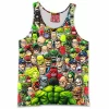 Comic Tank-Top, Hulk Tank-Top, Hulk Villains Tank-Top