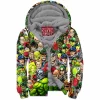 Comic Zip-Fleece-Hoodie, Hulk Zip-Fleece-Hoodie, Hulk Villains Zip-Fleece-Hoodie