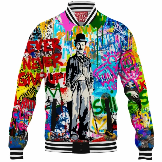 Charlie Chaplin Baseball Jacket