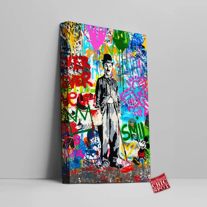 Charlie Chaplin Canvas Wall Art