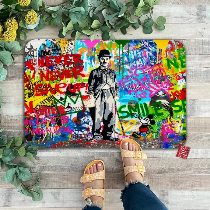 Charlie Chaplin Doormat