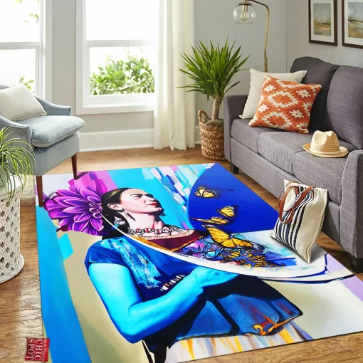 Women Oil Painting Rectangle Rug