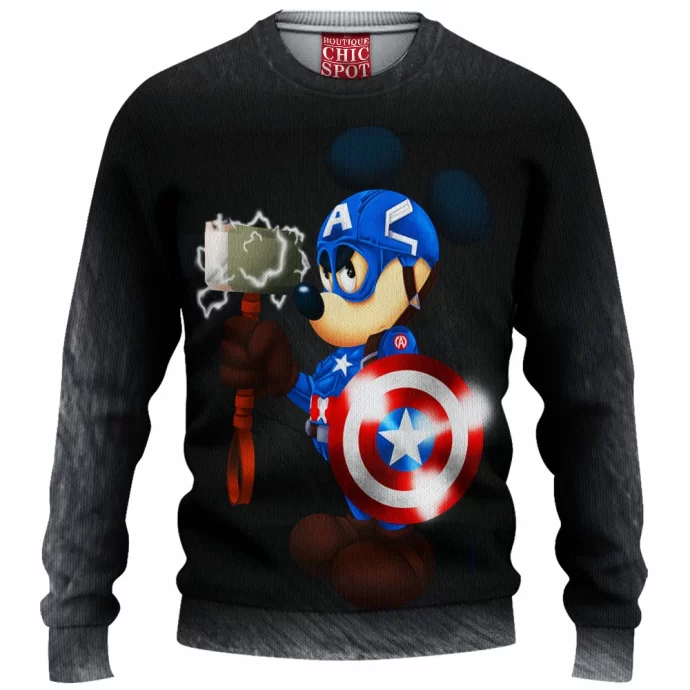 Mickey Mouse Knitted Sweater