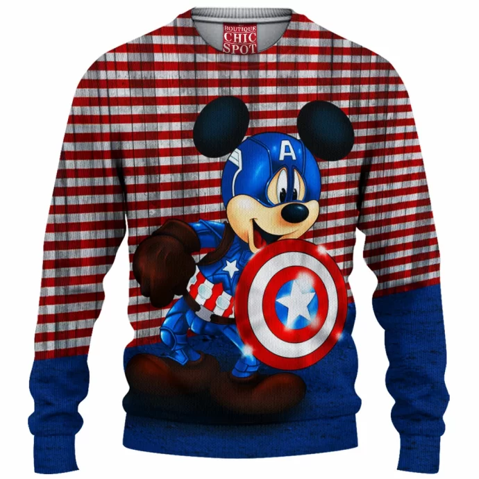 Mickey Mouse Knitted Sweater