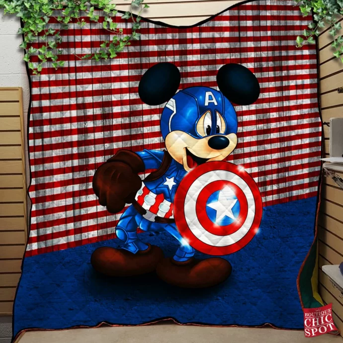 Mickey Mouse Quilt Blanket