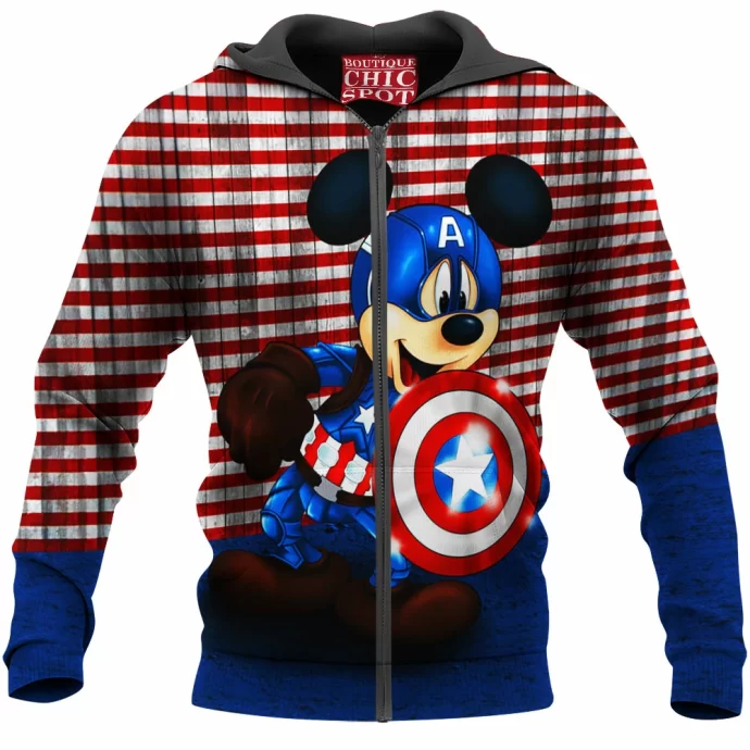 Mickey Mouse Zip Hoodie