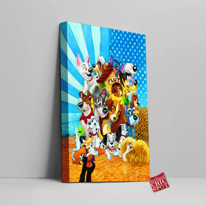 Disney Dog Canvas Wall Art