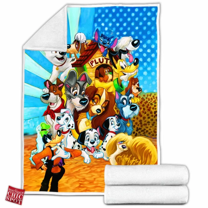 Disney Dog Fleece Blanket