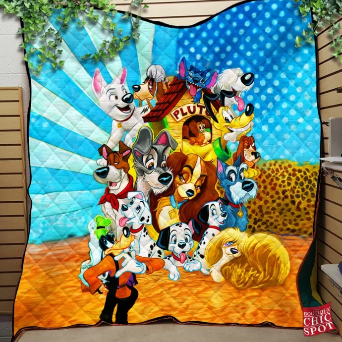 Disney Dog Quilt Blanket