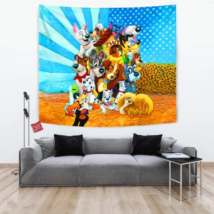 Disney Dog Tapestry