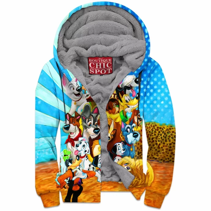 Disney Dog Zip Fleece Hoodie