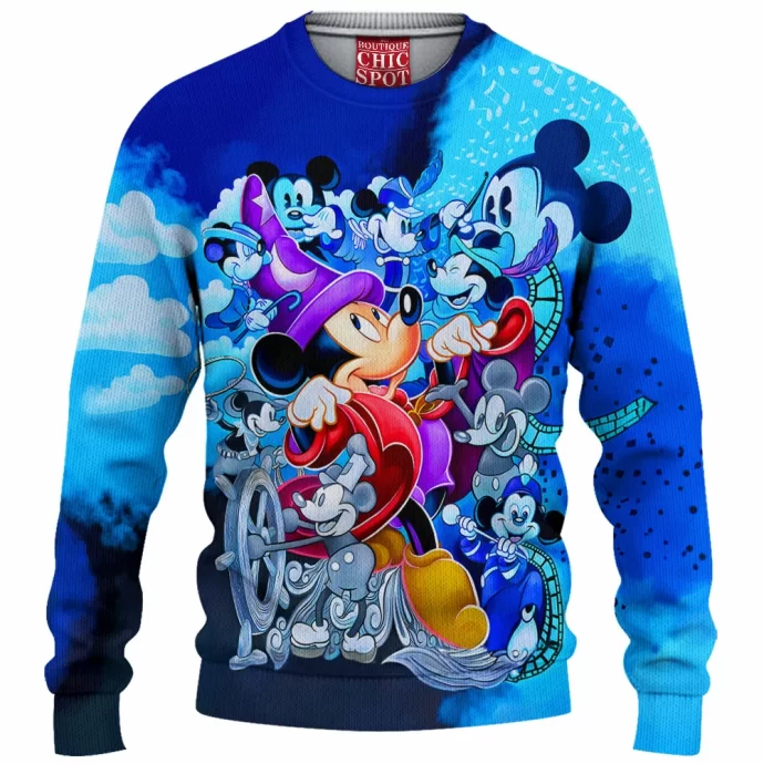 Mickey Mouse Knitted Sweater