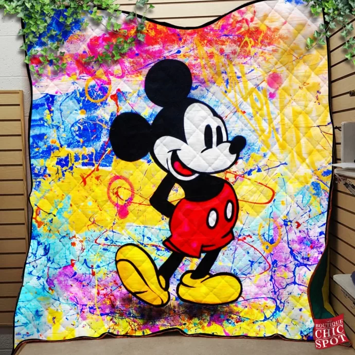 Mickey Mouse Quilt Blanket