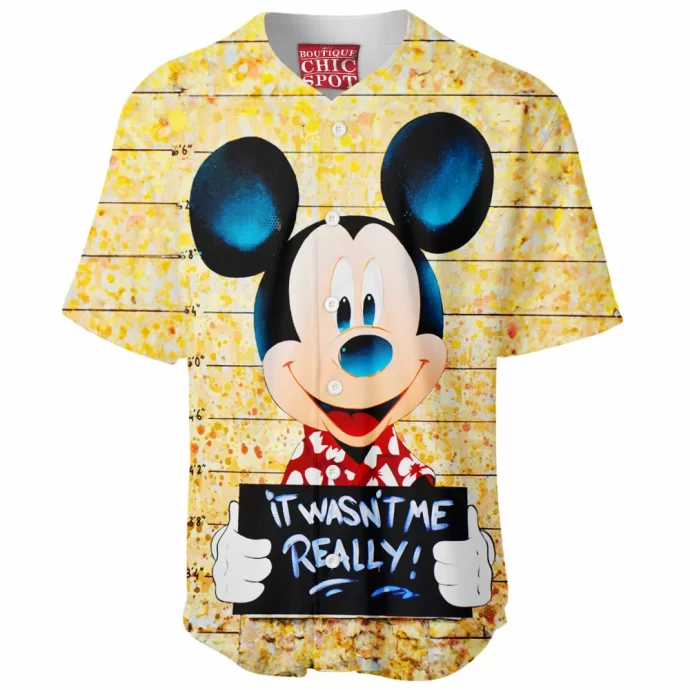 Mickey Mouse Baseball Jersey