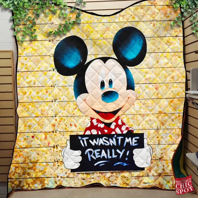 Mickey Mouse Quilt Blanket