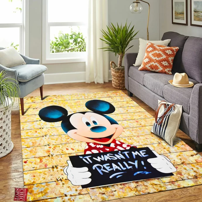 Mickey Mouse Rectangle Rug