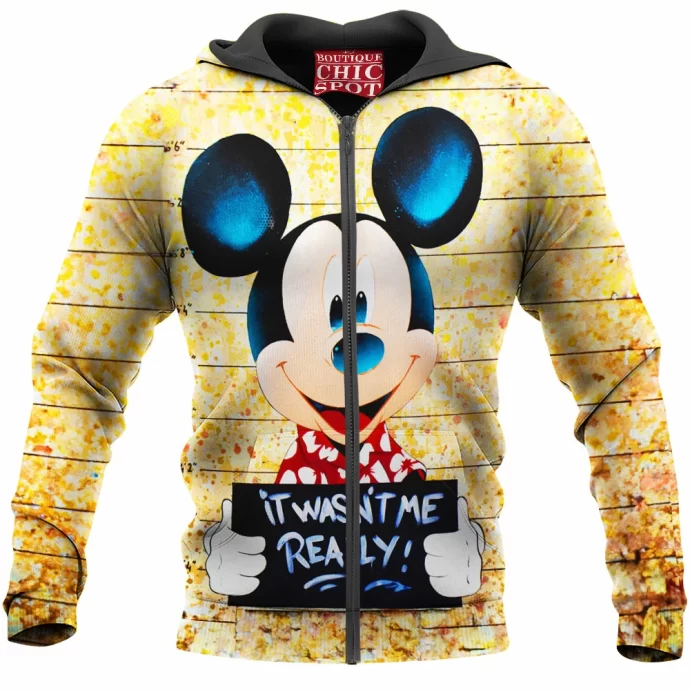 Mickey Mouse Zip Hoodie