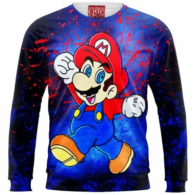 Game Zip Sweatshirt, Super Mario Zip Sweatshirt