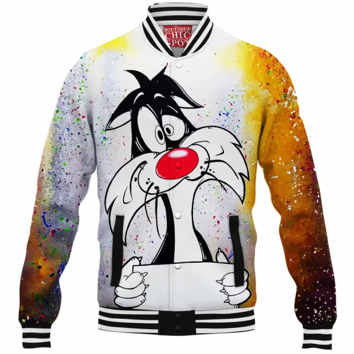 Sylvester the Cat,Meow Baseball Jacket