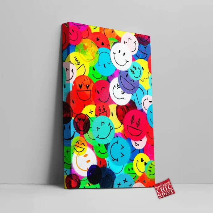 Smile Emotion Canvas Wall Art