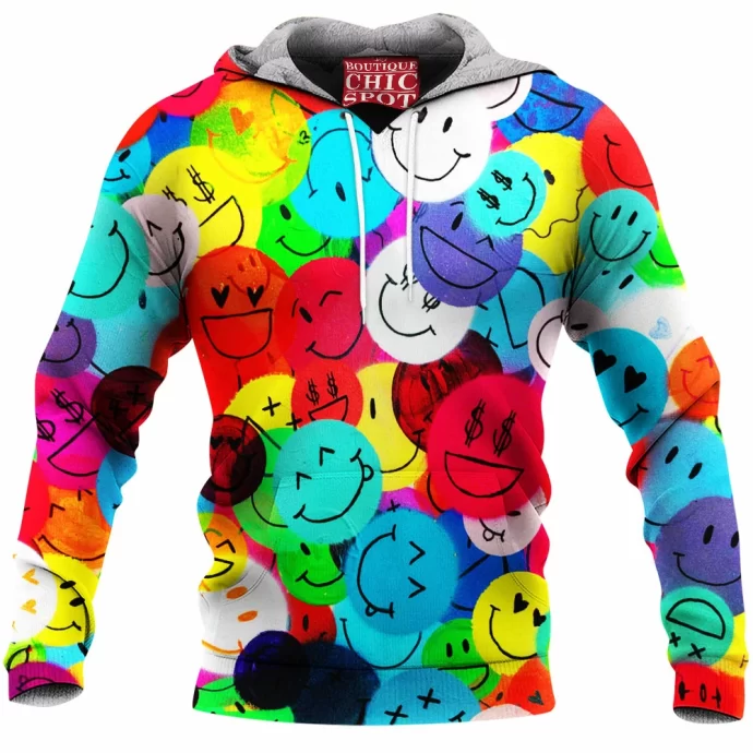 Smile Emotion Fleece Hoodie