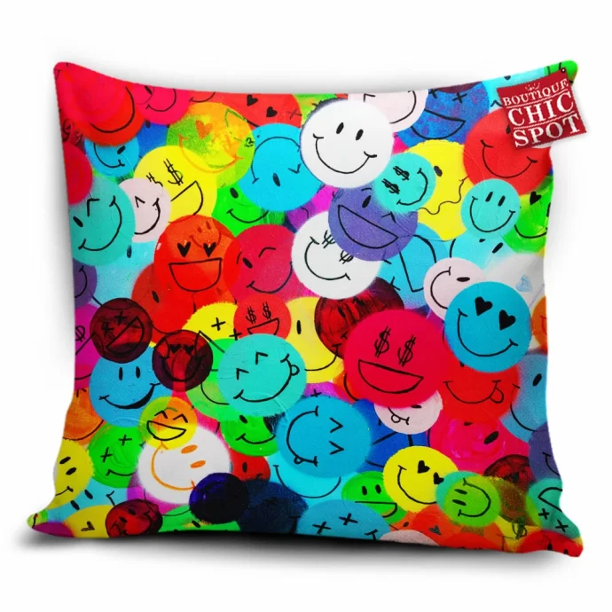 Smile Emotion Pillow Cover