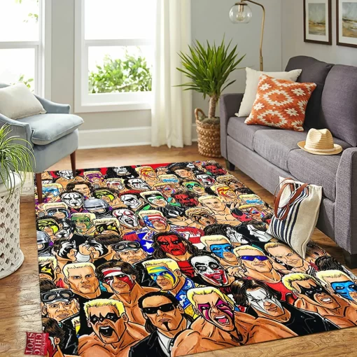 WWE Showtime Rectangle Rug