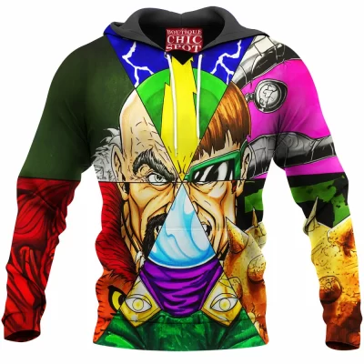 Comic Hoodie, Spider-man Villains Hoodie