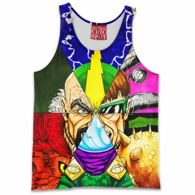 Comic Tank-Top, Spider-man Villains Tank-Top