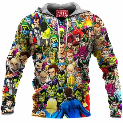 Comic Fleece-Hoodie, Fantastic Four Fleece-Hoodie