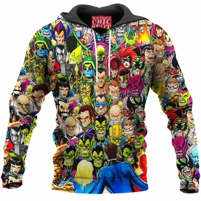 Comic Hoodie, Fantastic Four Hoodie