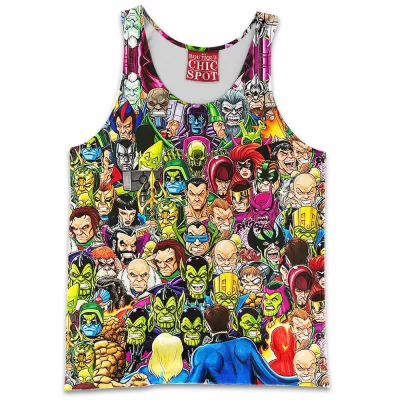 Comic Tank-Top, Fantastic Four Tank-Top