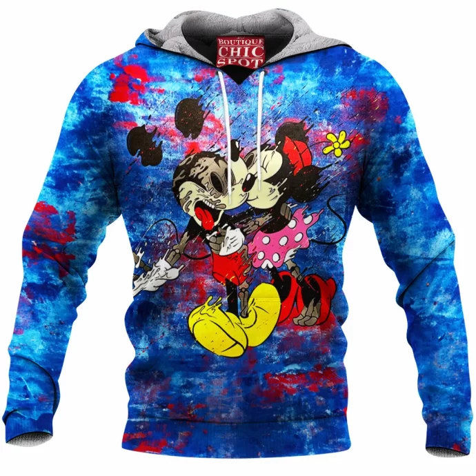 Mickey Mouse and Minnie Mouse Fleece Hoodie