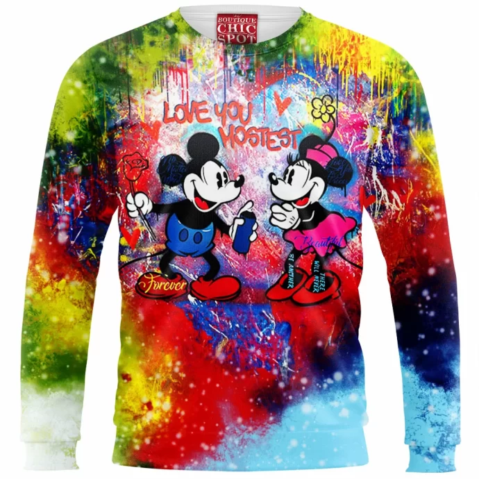 Mickey Mouse and Minnie Mouse Sweatshirt