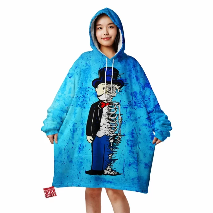 Mr. Monopoly Blanket Hoodie