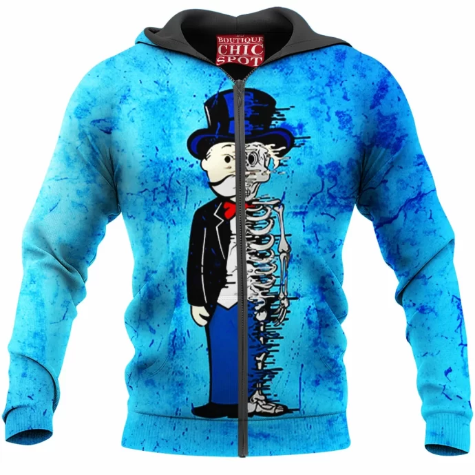 Mr. Monopoly Zip Hoodie