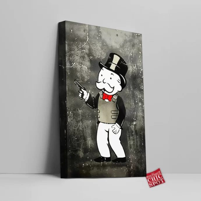 Mr. Monopoly Canvas Wall Art