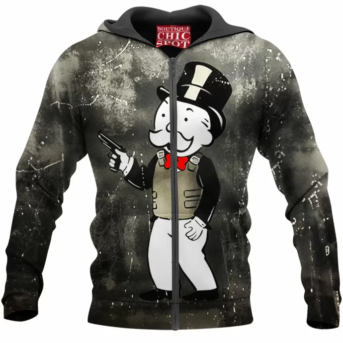 Mr. Monopoly Zip Hoodie