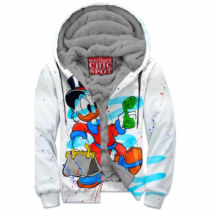 McDuck Scrooge Zip Fleece Hoodie