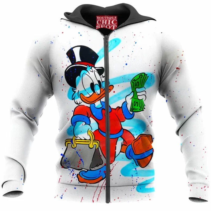 McDuck Scrooge Zip Hoodie