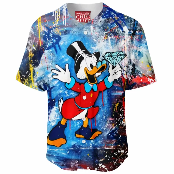 McDuck Scrooge Baseball Jersey