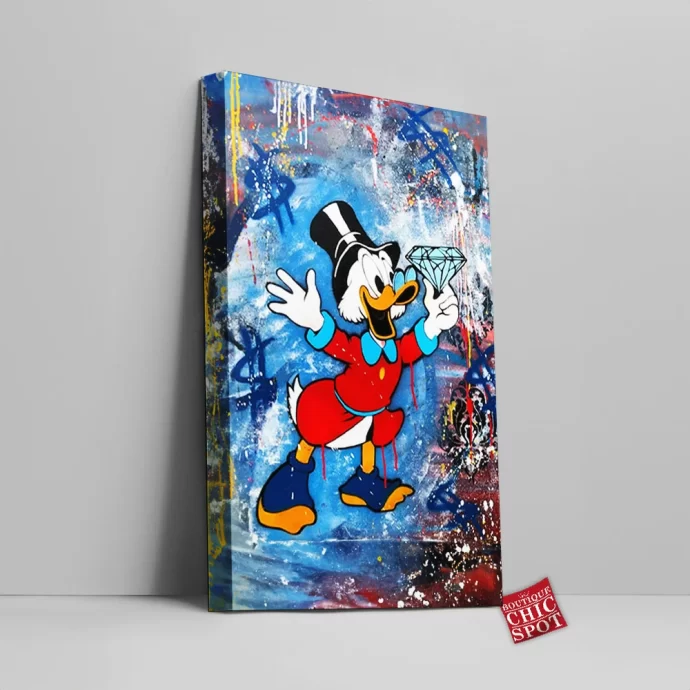 McDuck Scrooge Canvas Wall Art