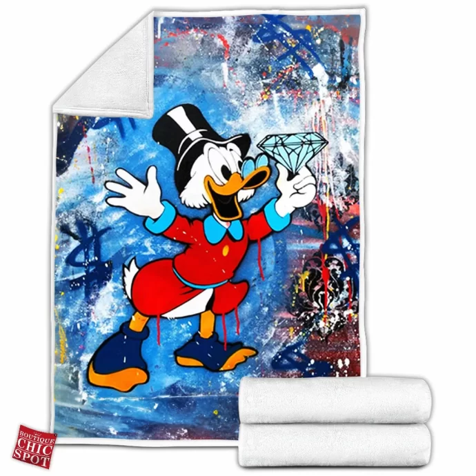 McDuck Scrooge Fleece Blanket